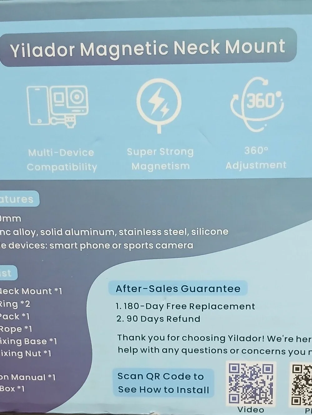 N/A magnetic neck